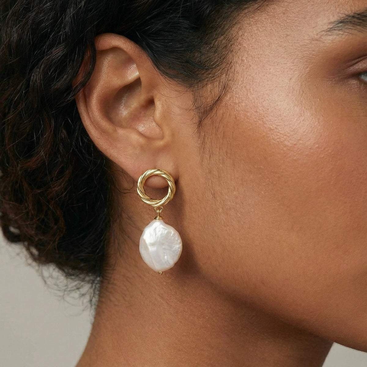 Gilded Muse Pearl Drops