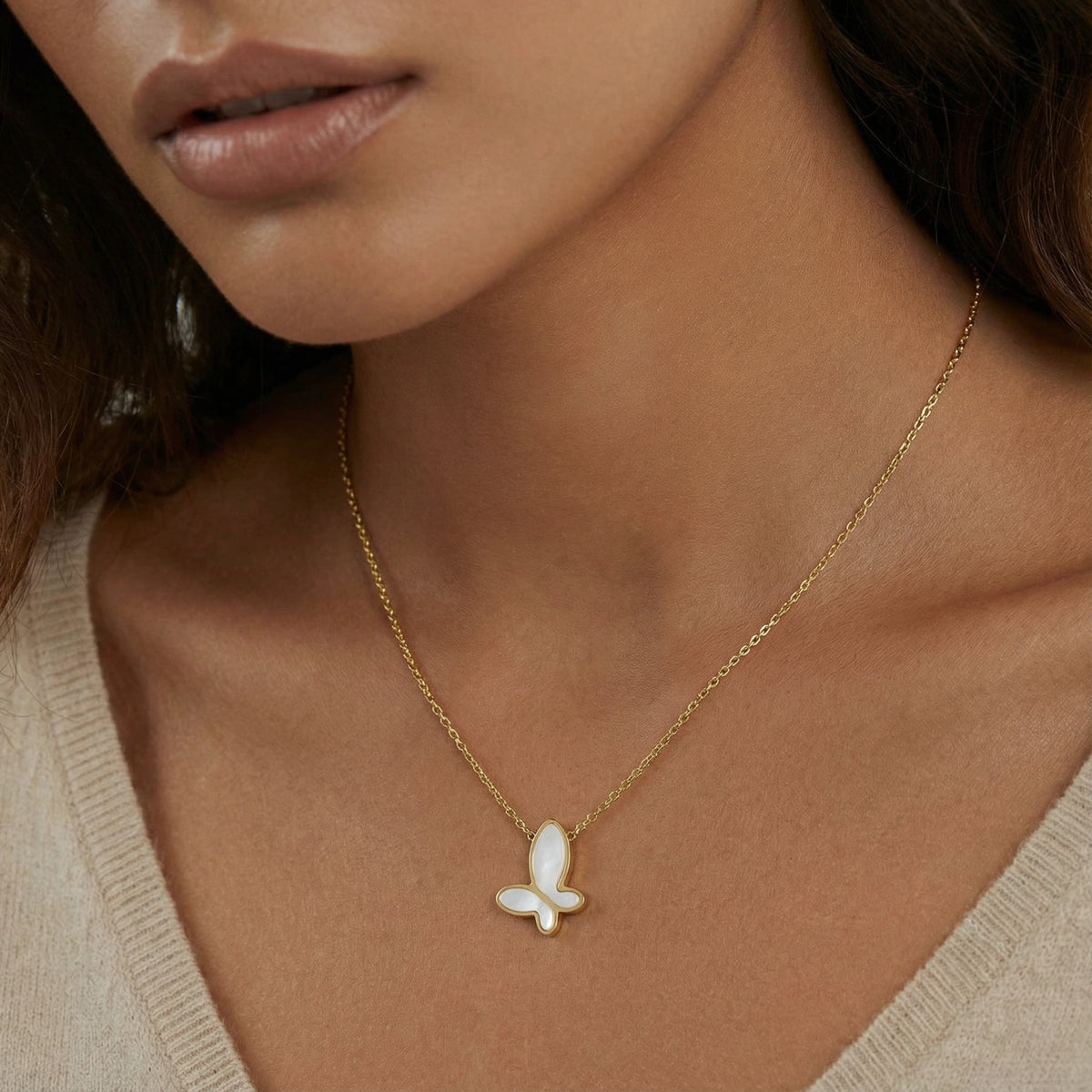 Moonwing Butterfly Necklace