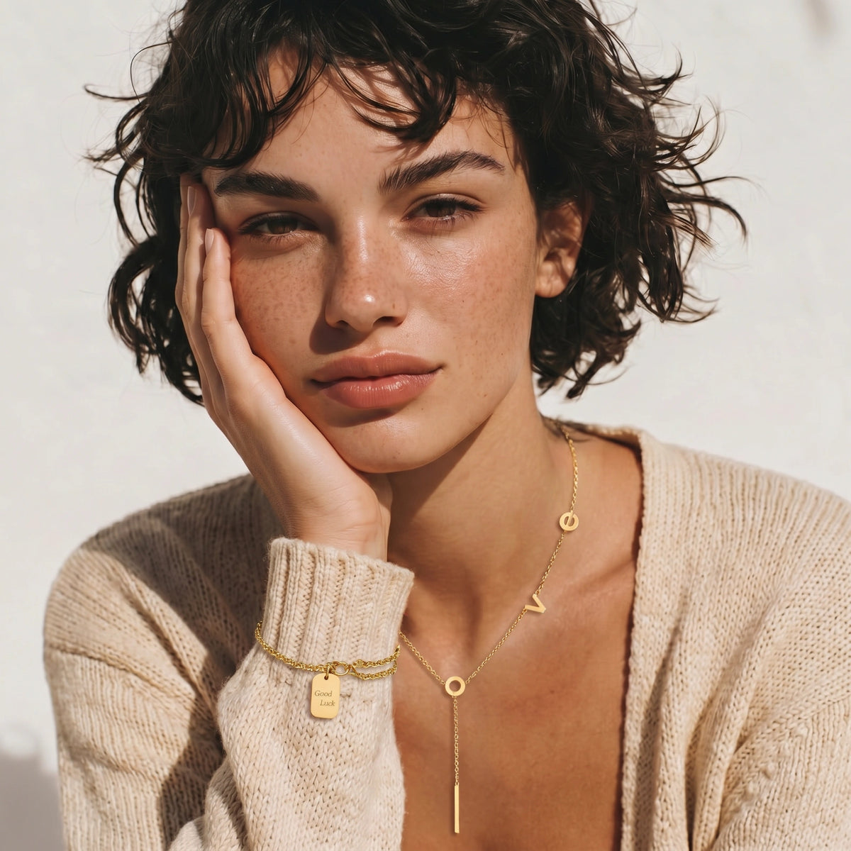 Love Letter Lariat Necklace