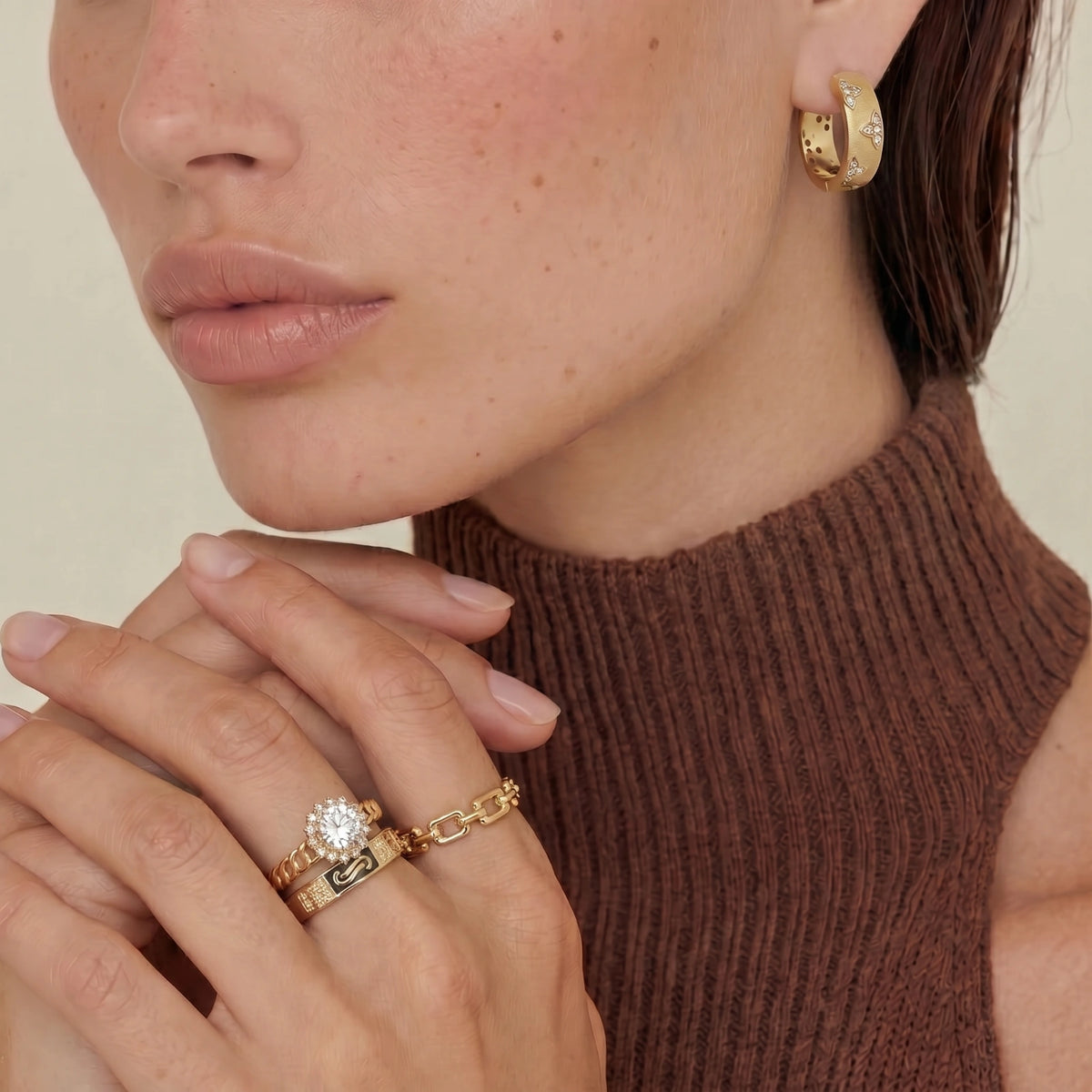 Fairy Bloom Hoops