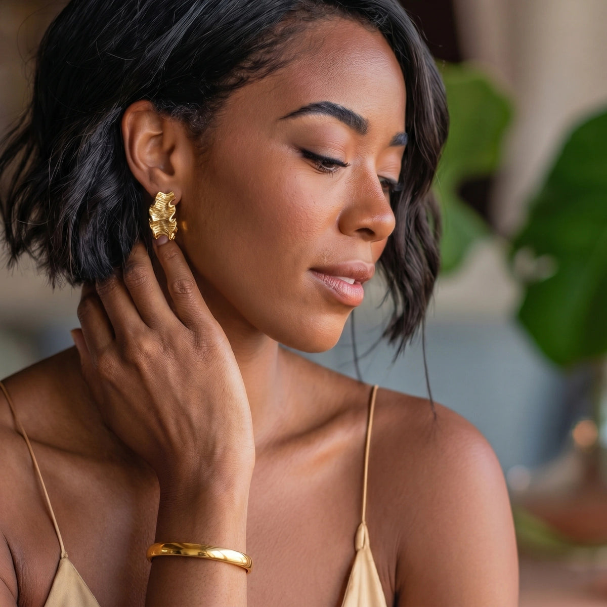 Golden Halo Bangle