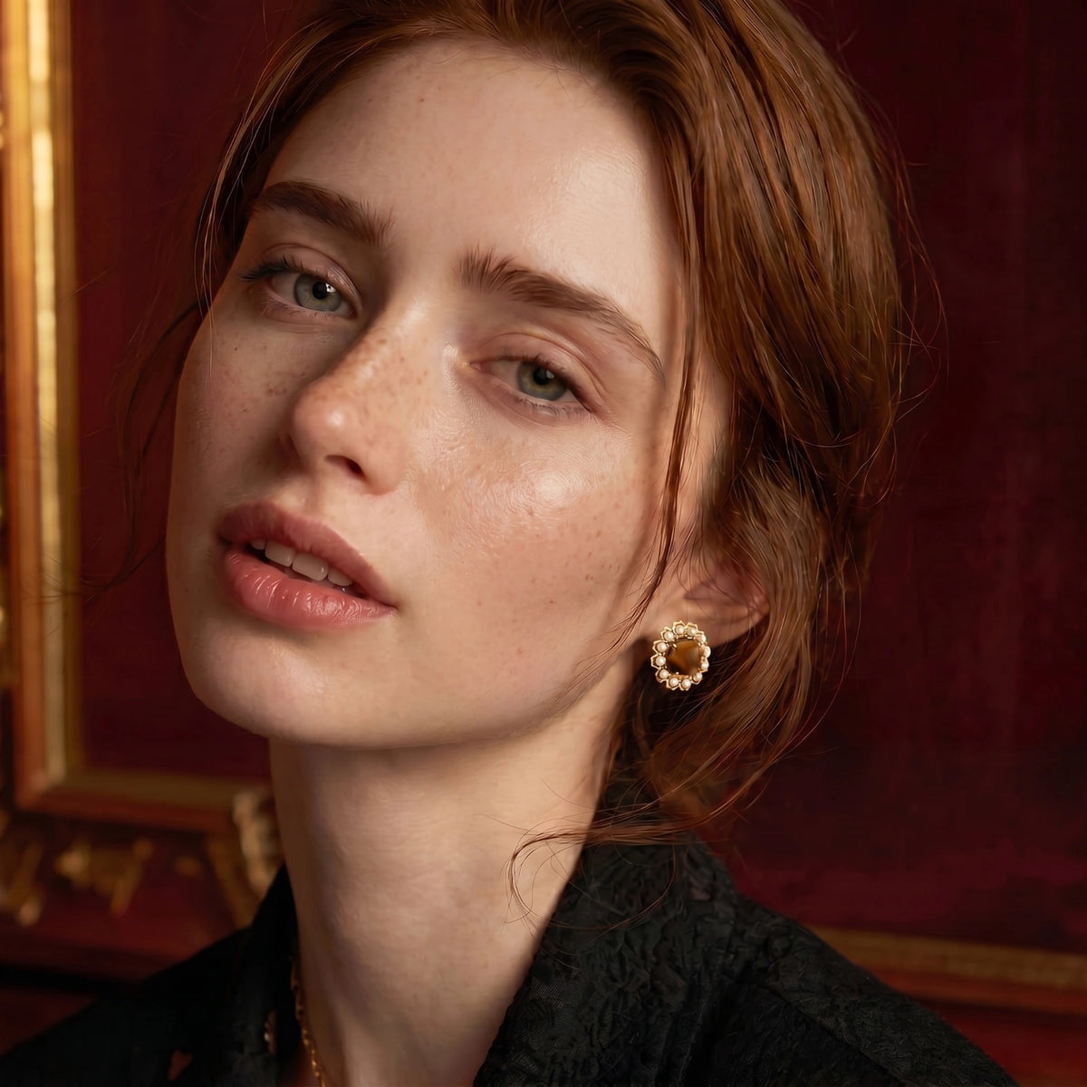 Woodland Ember Studs