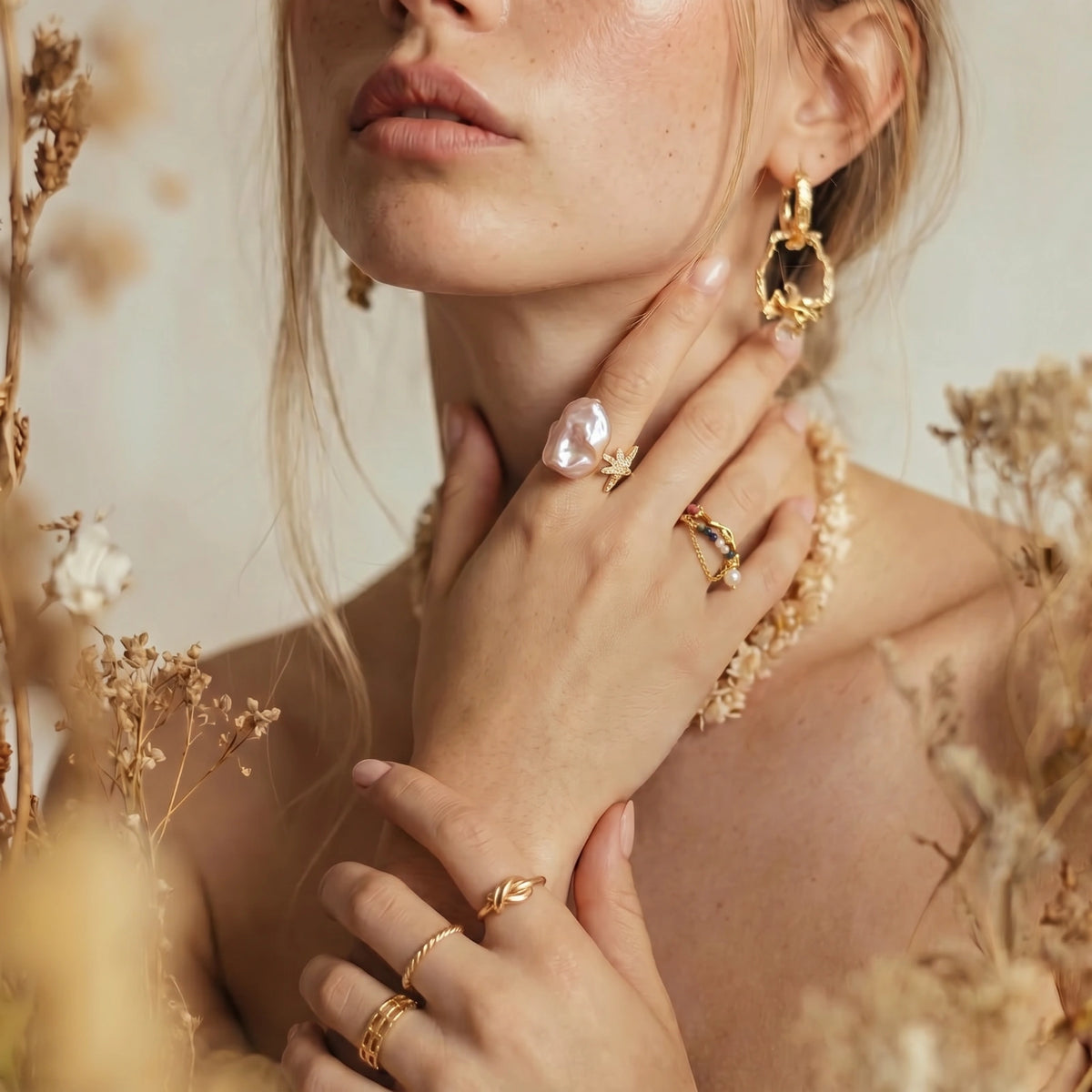 Stardust Pearl Ring